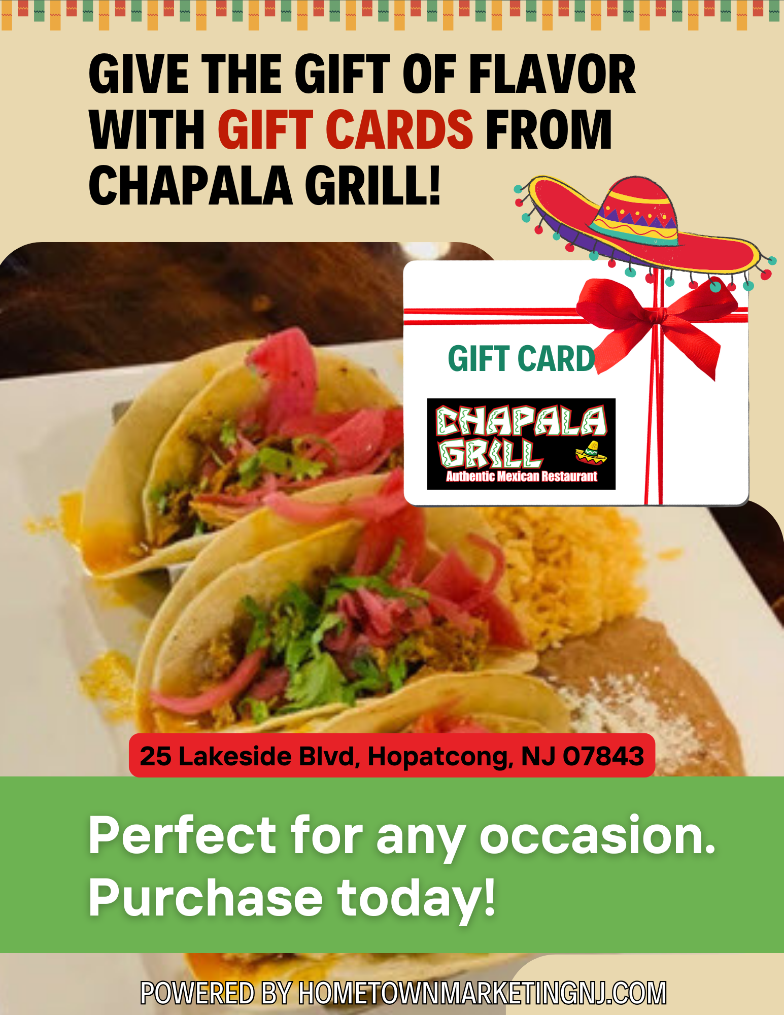 gift card chapala grill 4 