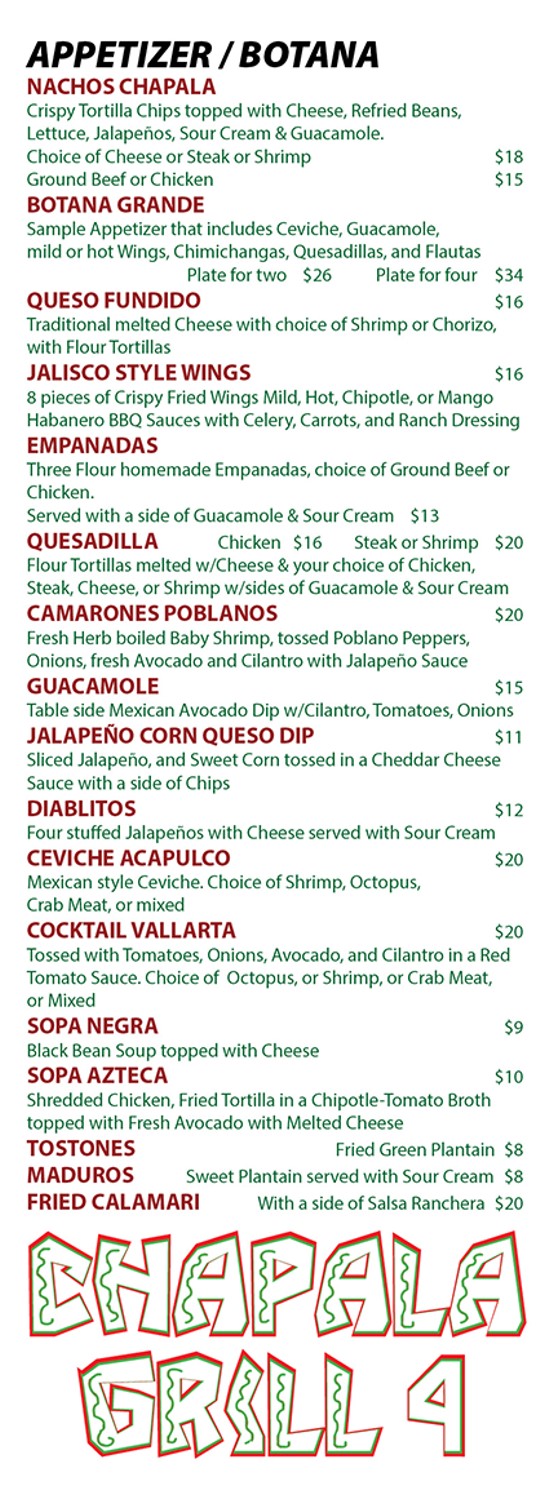 chapala menu 4